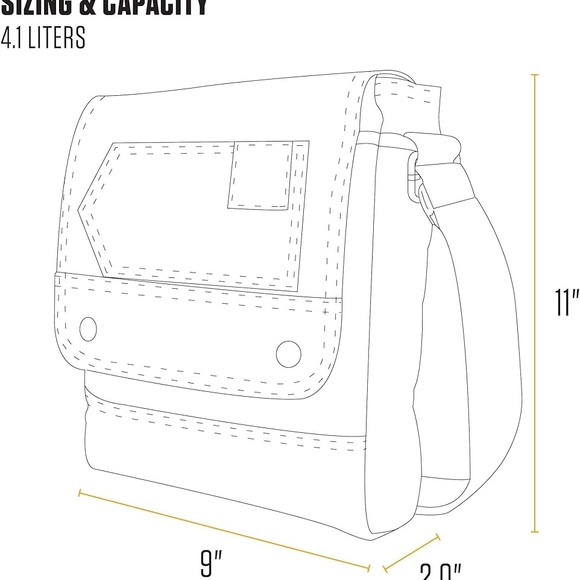 Unisex Carhartt Durable Adjustable Crossbody - Picture 4 of 12